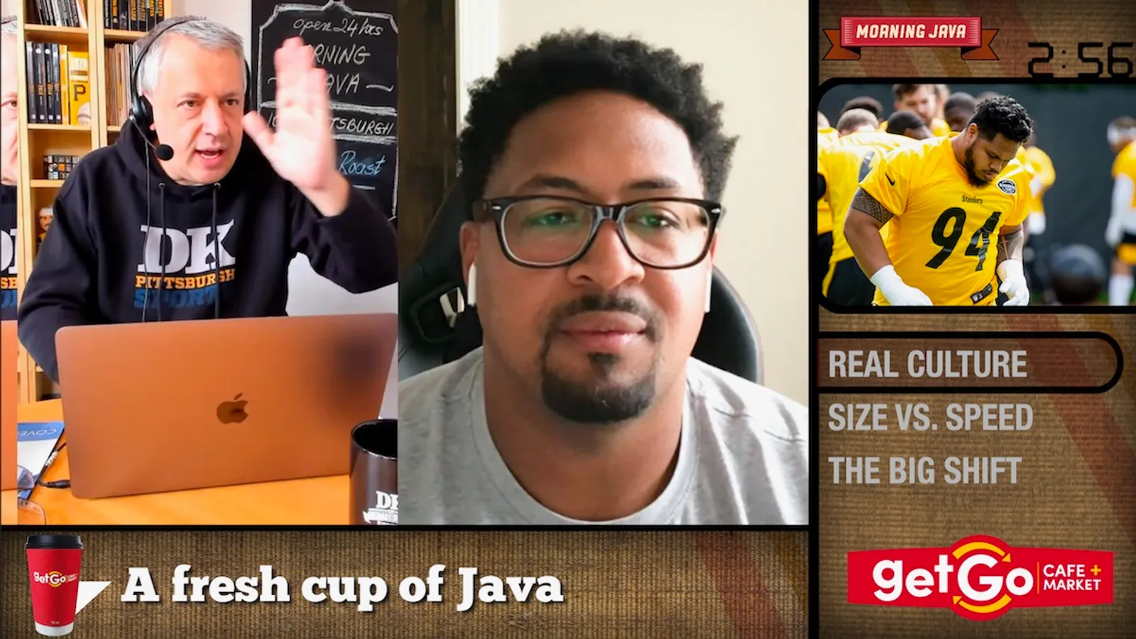 Morning Java: DK speaks with Ramon on Steelers' real culture, Molinari on size vs. speed, Stumpf on banning shifts taken in the Strip District (Morning Java)